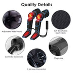 Leg Muscle Relaxer 6 Modes Air Compression Recovery Boot Lymph Release Relieve Foot Fatigue Heating Leg Massager for Athletes