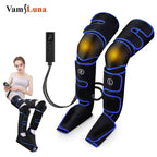 Leg Muscle Relaxer 6 Modes Air Compression Recovery Boot Lymph Release Relieve Foot Fatigue Heating Leg Massager for Athletes