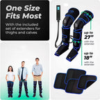 Electric Leg Muscle Relaxer 6 Modes Air Compression Recovery Boot Lymph Release Relieve Foot Fatigue Heating Leg Massager